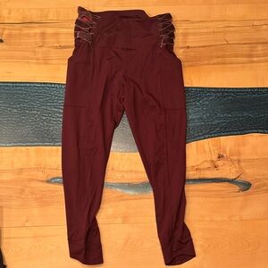 FP Movement by Free People Burgundy Leggings